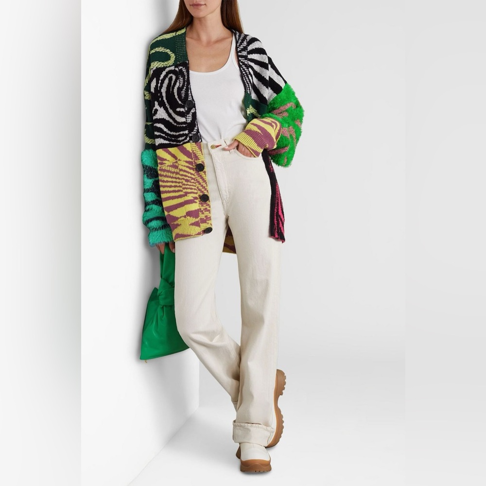 Stella Mccartney Ed Curtis Patchwork Jacquard-Kni… - image 4